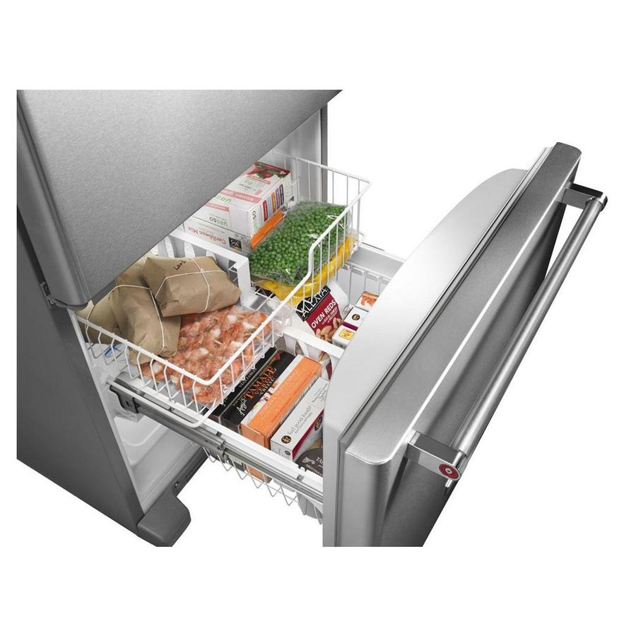 KitchenAid - 29.8 Inch 18.7 cu. ft Bottom Mount Refrigerator in Stainless - KRBL109ESS
