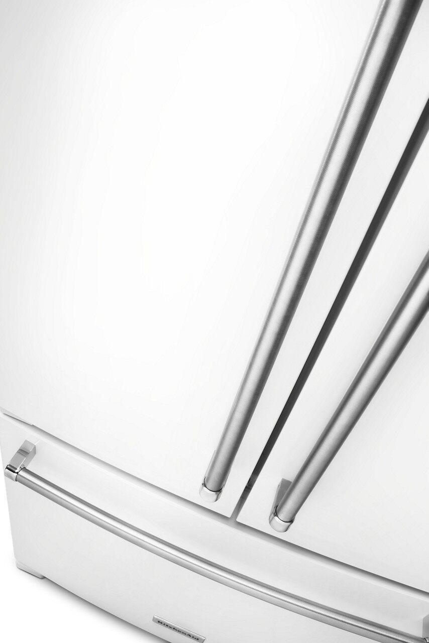 KitchenAid - 35.75 Inch 20 cu. ft French Door Refrigerator in White - KRFC300EWH