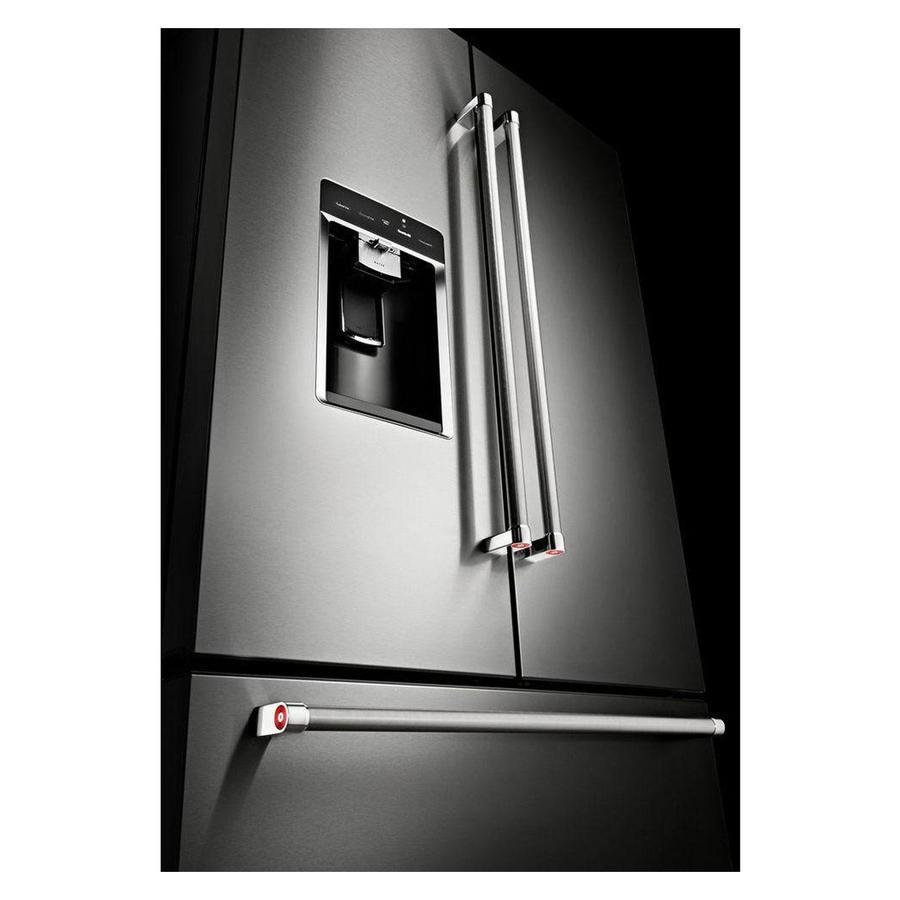 KitchenAid - 35.8 Inch 23.8 cu. ft French Door Refrigerator in Stainless - KRFC604FSS