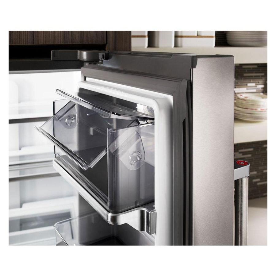 KitchenAid - 35.8 Inch 23.8 cu. ft French Door Refrigerator in Stainless - KRFC704FSS