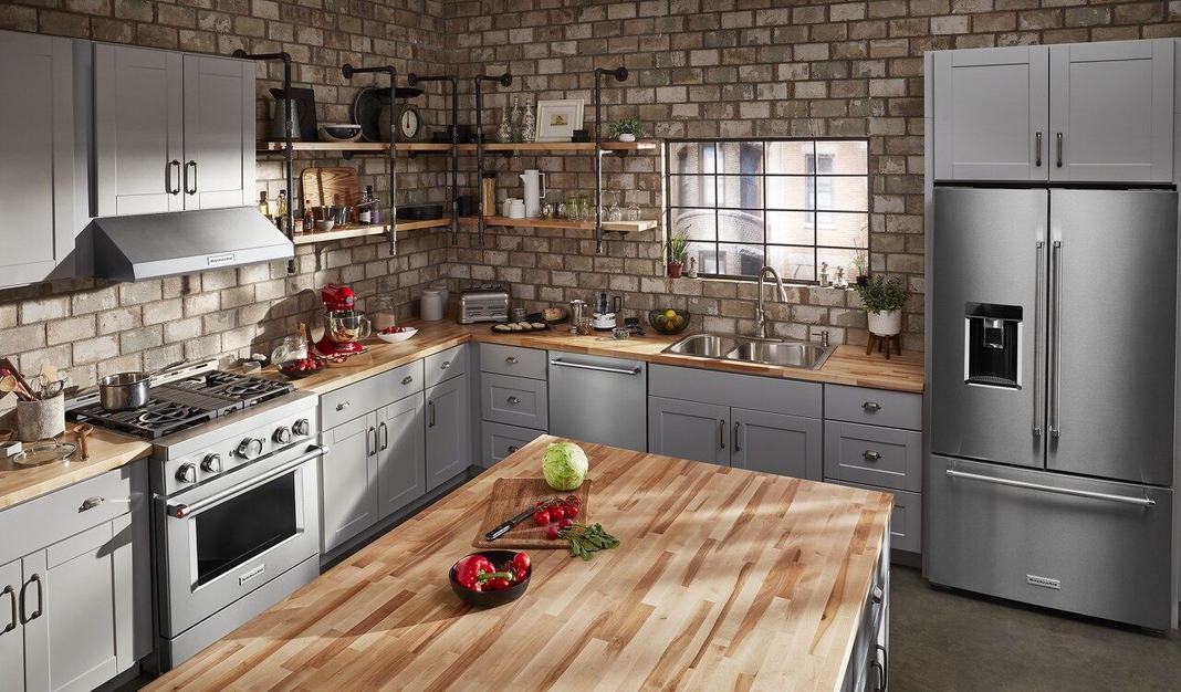 KitchenAid - 35.8 Inch 23.8 cu. ft French Door Refrigerator in Stainless - KRFC704FSS