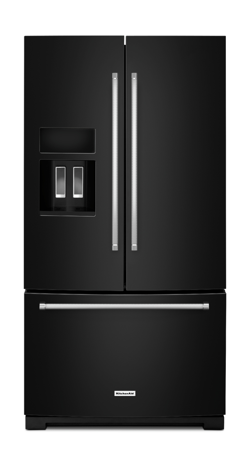 KitchenAid 35.63 Inch 26.8 cu. ft French Door Refrigerator in Black
