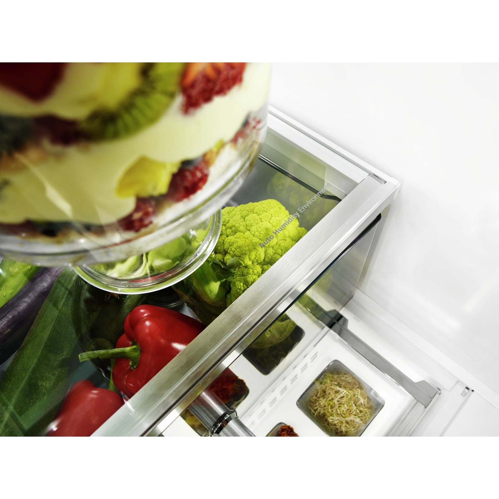 KitchenAid - 36 Inch 25.76 cu. ft French Door Refrigerator in Stainless - KRMF606ESS