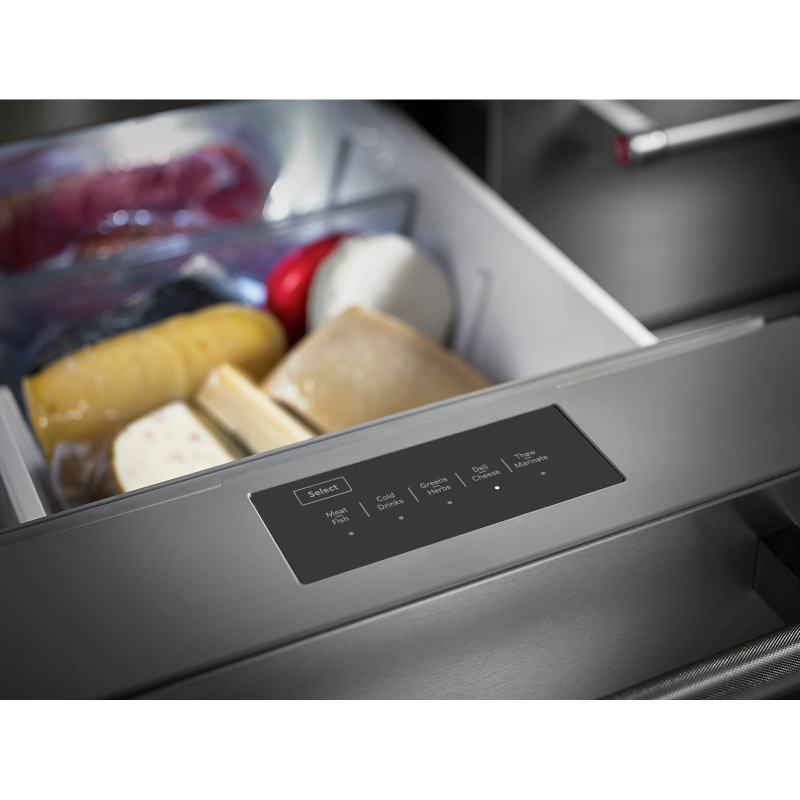 KitchenAid - 36 Inch 25.76 cu. ft French Door Refrigerator in Stainless - KRMF606ESS