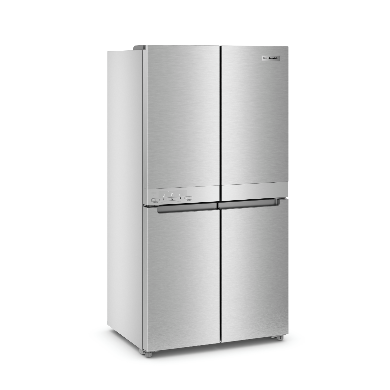 KitchenAid - 35.75 Inch 19.4 cu. ft 4-Door Refrigerator in Stainless - KRQC506MPS