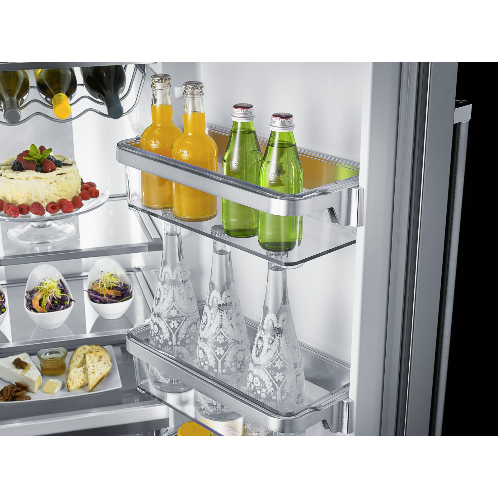 KitchenAid - 35.75 Inch 22.65 cu. ft Side by Side Refrigerator in Stainless - KRSC503ESS