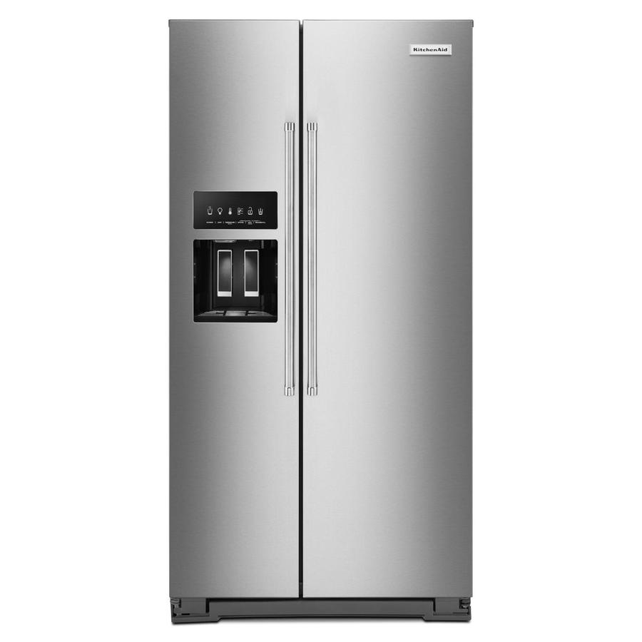 KitchenAid Inch 23 ft Side by Side Refrigerator in Stainle
