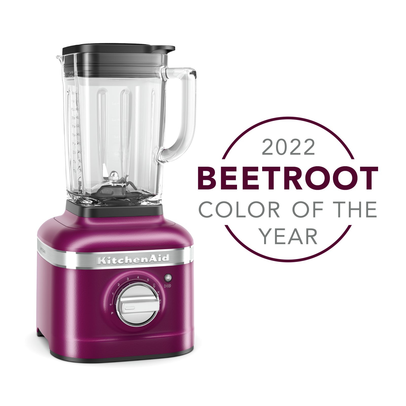 KitchenAid - 2022 Colour of the Year Beetroot K400 Blender in Purple - KSB4026BE