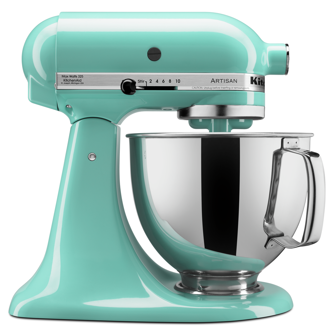 KitchenAid - 5 Quarts Tilt-Head Mixer in Turquoise - KSM150PSAQ