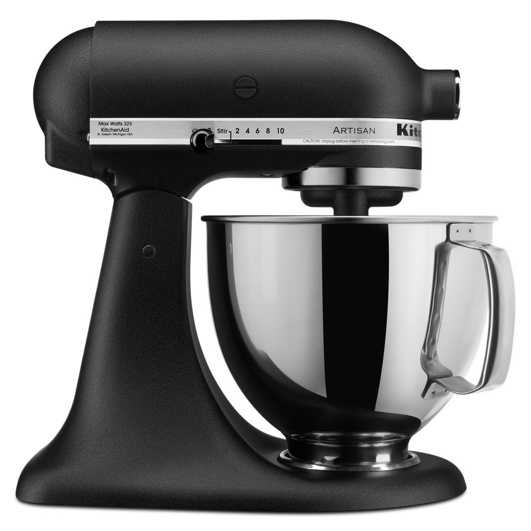 KitchenAid - 5 Quarts Tilt-Head Mixer in Black - KSM150PSBK