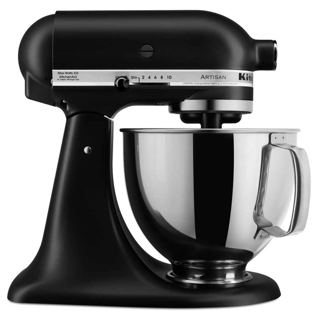 KitchenAid - 5 Quarts Tilt-Head Mixer in Black - KSM150PSBM