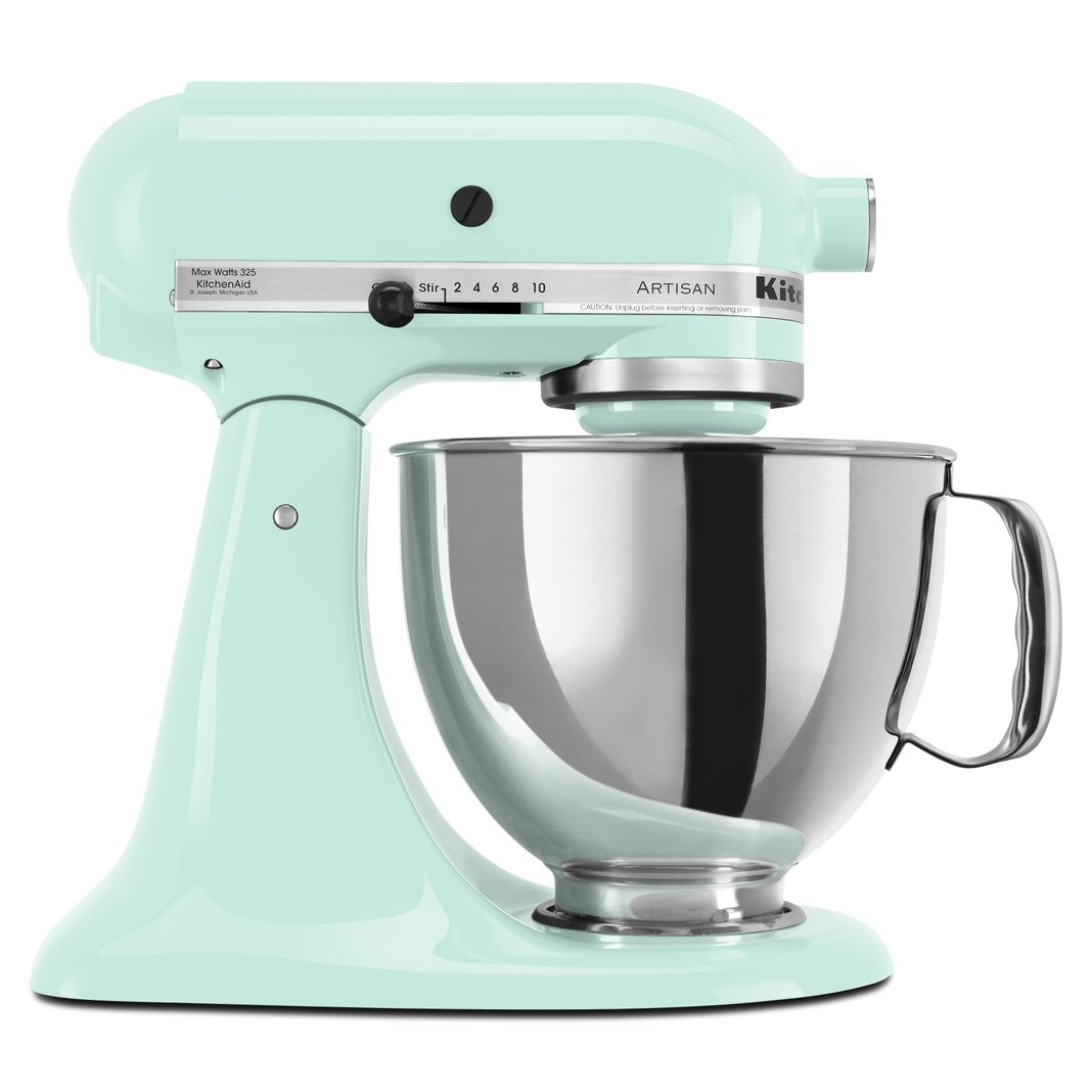 KitchenAid - 5 Quarts Tilt-Head Mixer in Turquoise - KSM150PSIC