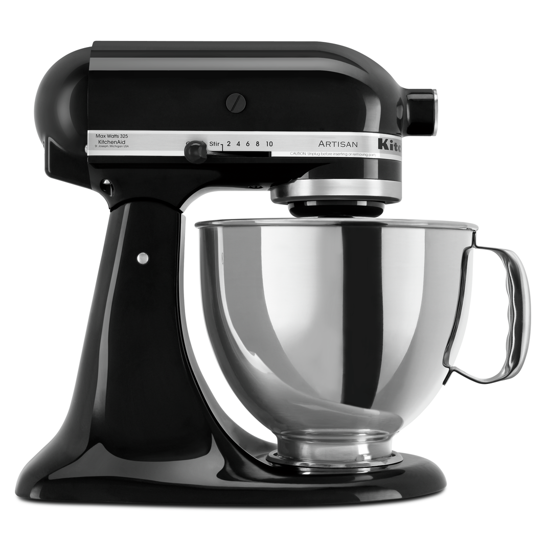 KitchenAid - 5 Quarts Tilt-Head Mixer in Black - KSM150PSOB