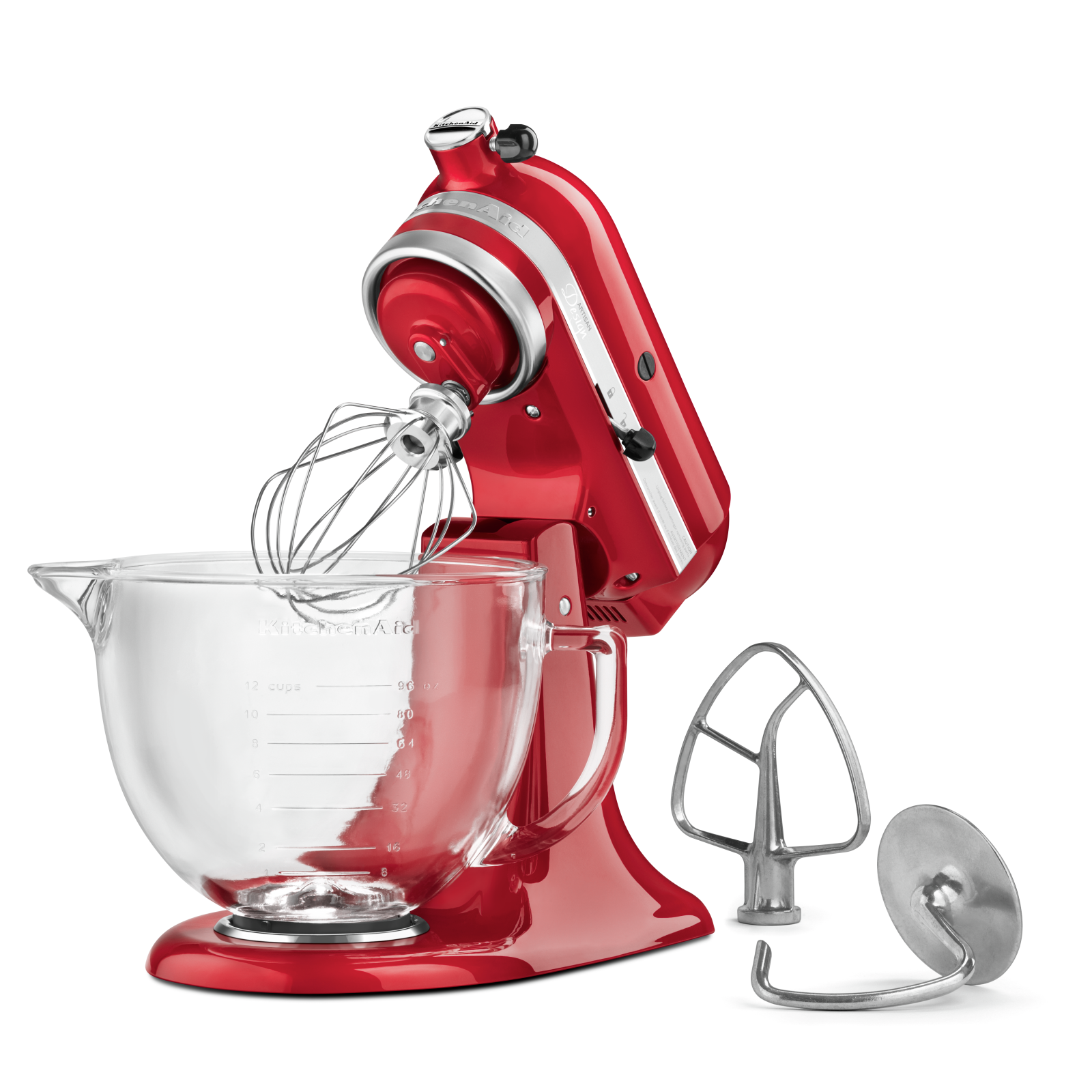KitchenAid - 5 Quarts Tilt-Head Mixer in Red - KSM155GBCA