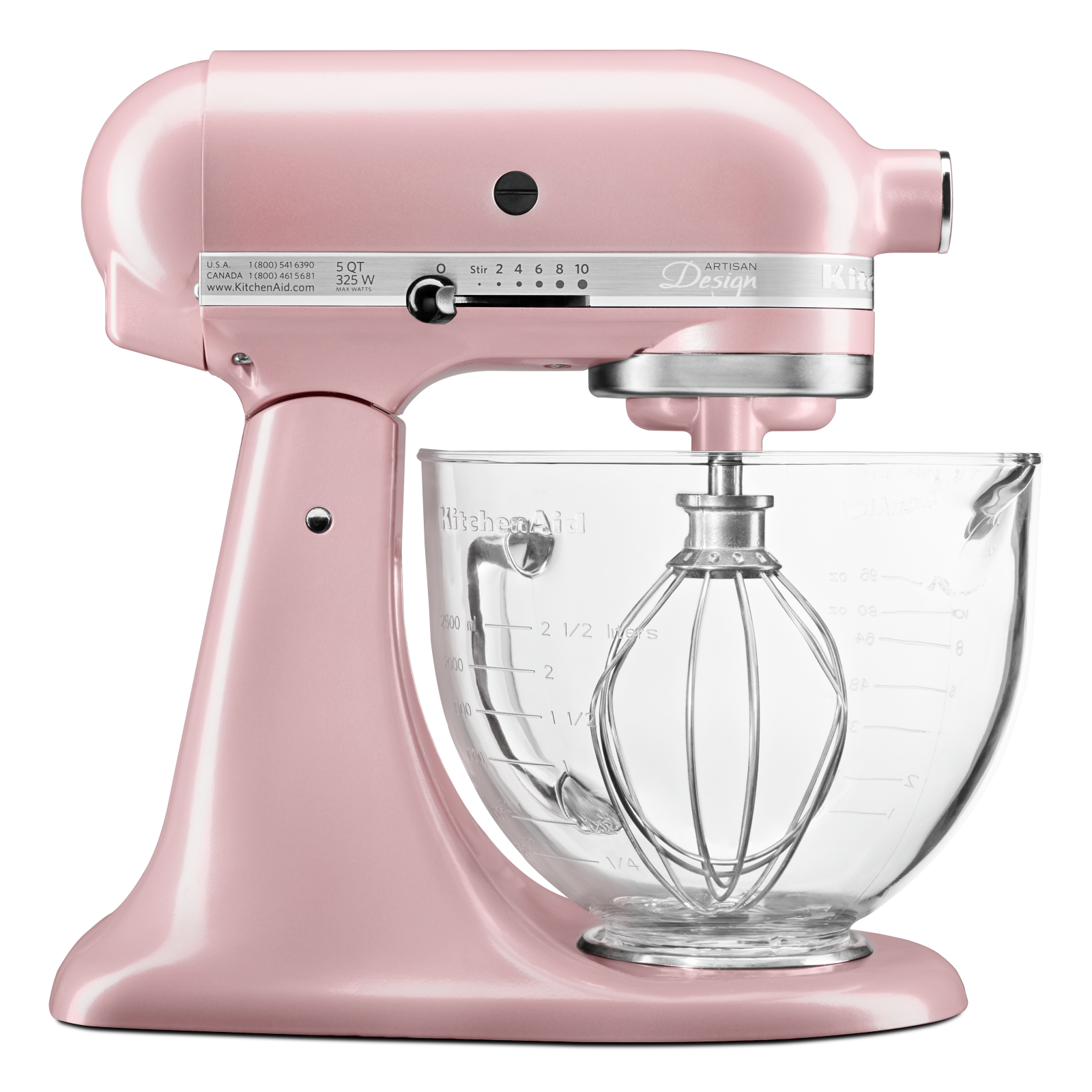 KitchenAid - 5 Quarts Tilt-head Mixer in Pink - KSM155GBSP