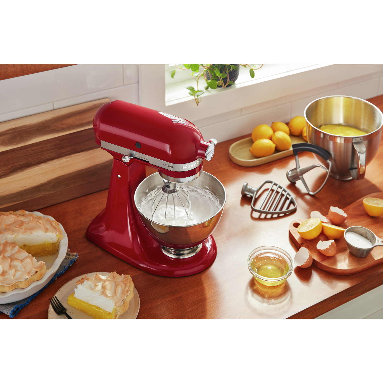 KitchenAid - 5 Quarts Tilt-Head Mixer in Red - KSM195PSER