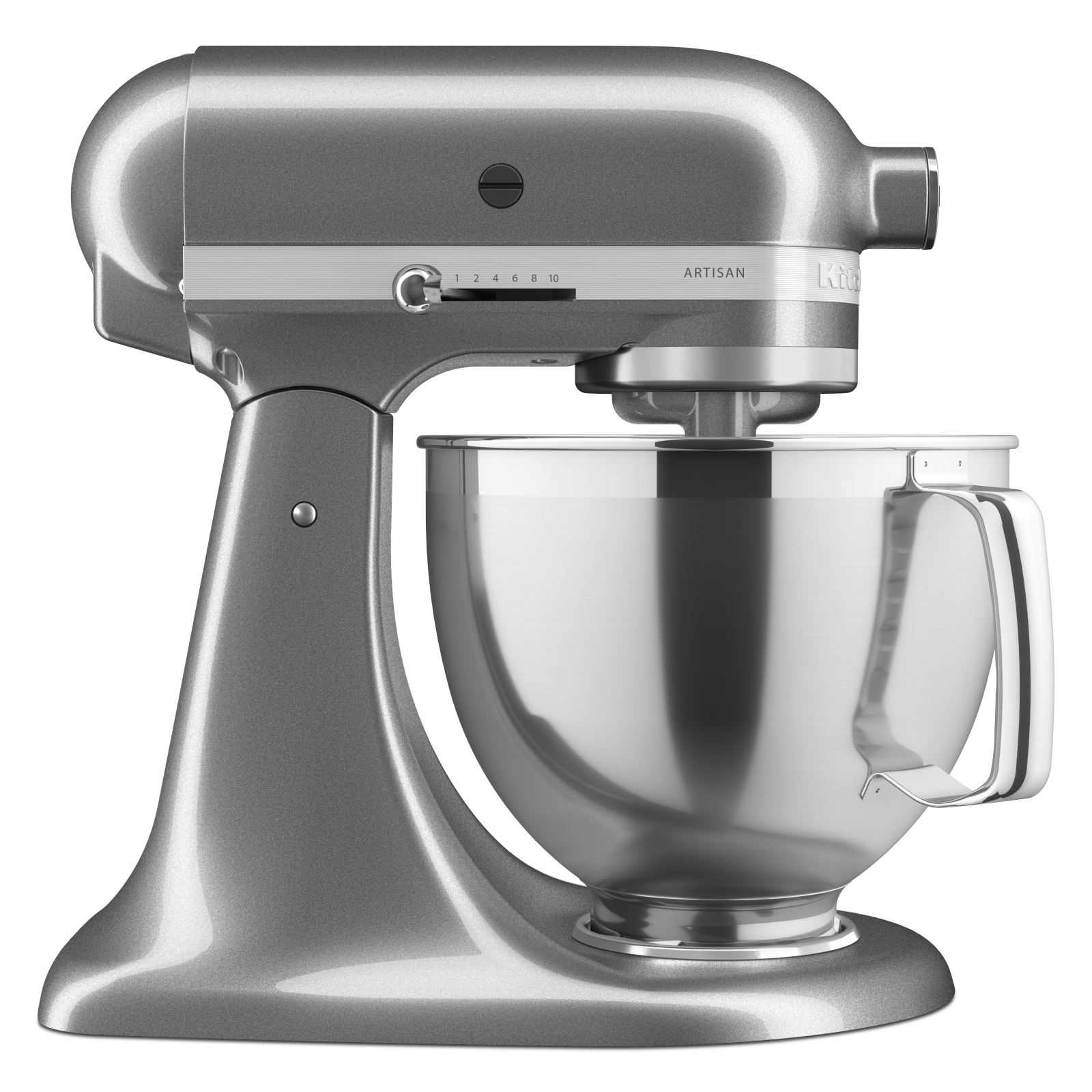 KitchenAid - 5 Quarts Tilt-Head Mixer in Silver - KSM195PSMS