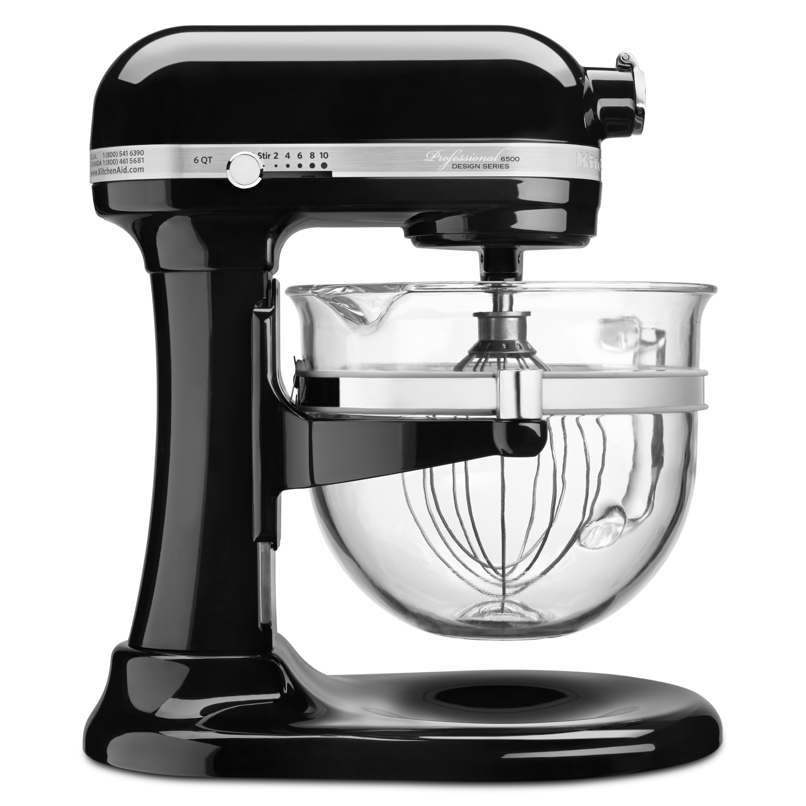 KitchenAid - 6 Quarts Bowl-lift Mixer in Black - KSM6521XOB
