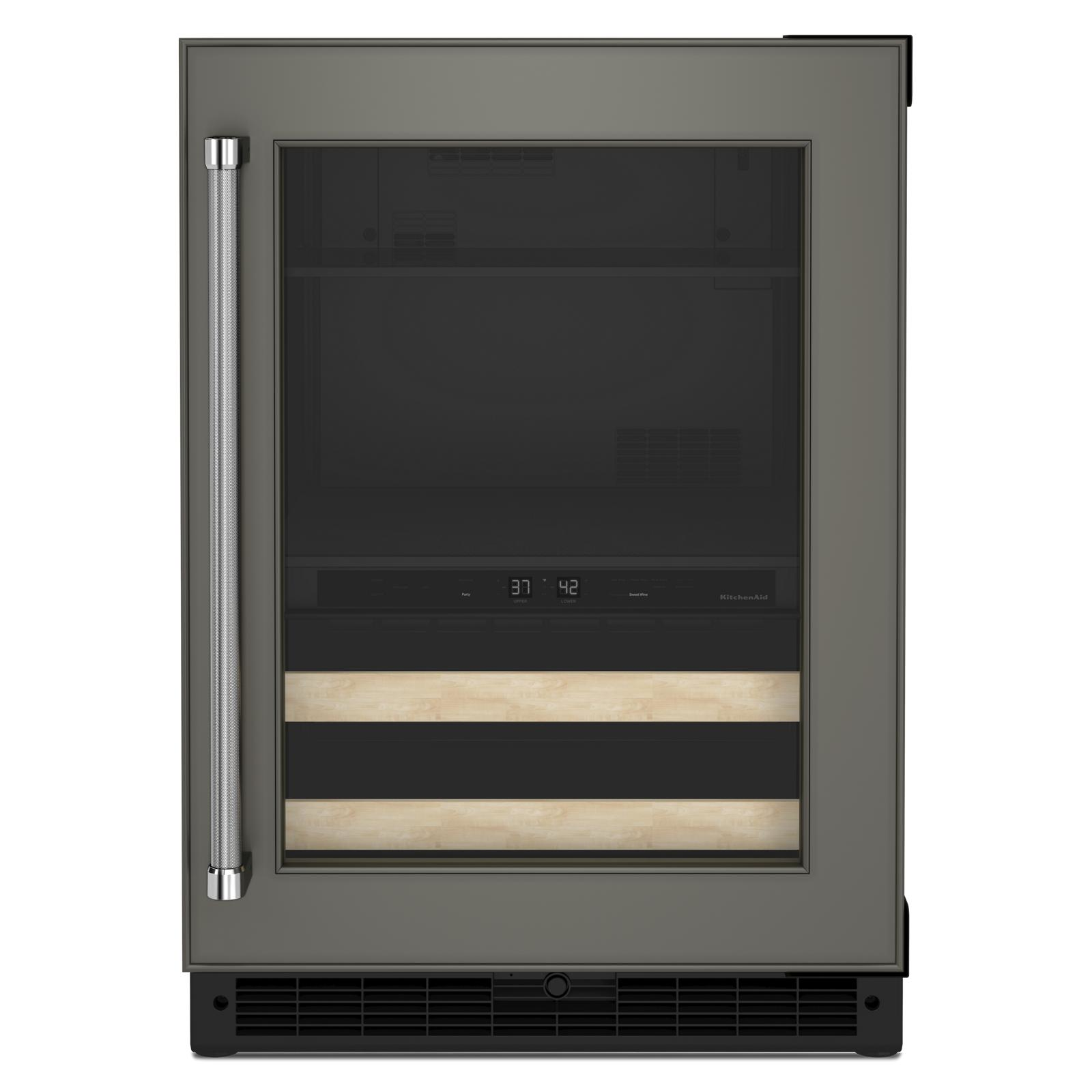 KitchenAid - 23.875 Inch 4.89 cu. ft Beverage Centre Refrigerator in Panel Ready - KUBR214KPA