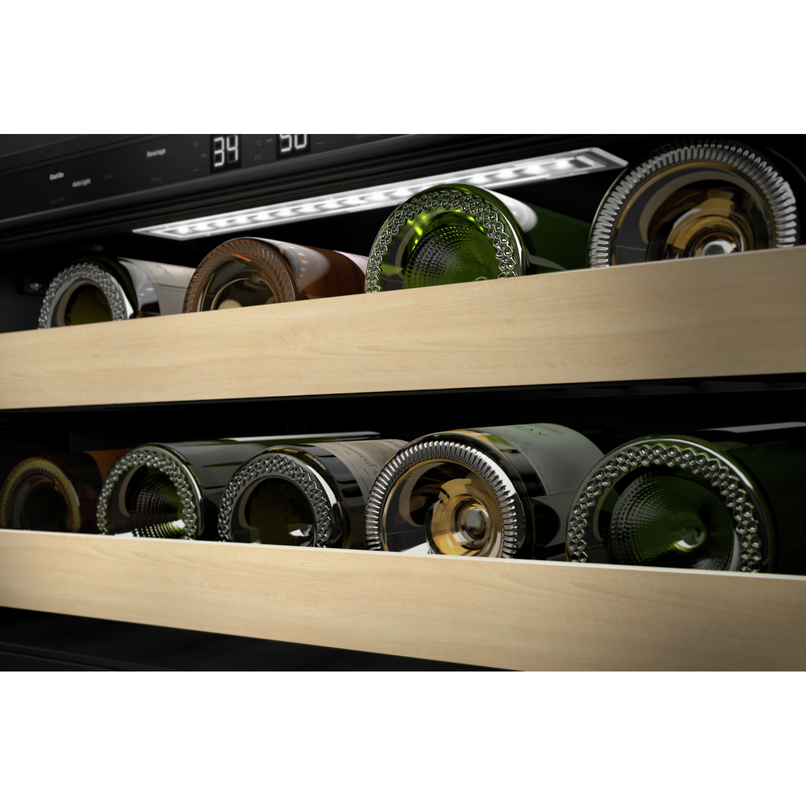 KitchenAid - 23.875 Inch 4.89 cu. ft Beverage Centre Refrigerator in Panel Ready - KUBR214KPA