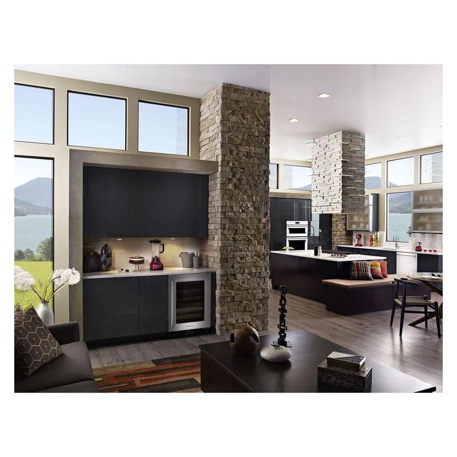 KitchenAid - 23.8 Inch 4.8 cu. ft Beverage Centre Refrigerator in Stainless - KUBR304ESS