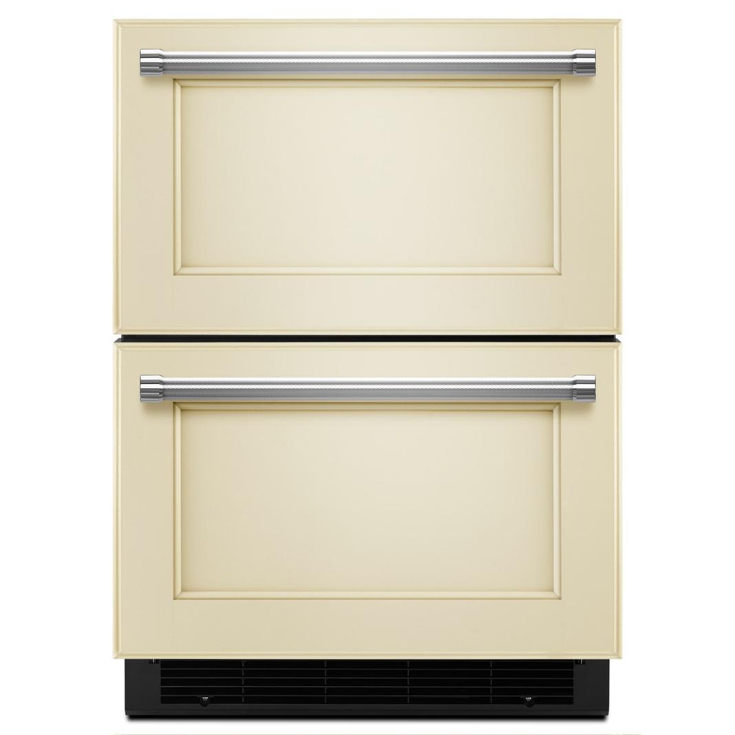 KitchenAid - 23.75 Inch 4.7 cu. ft Double Drawer Refrigerator in Panel Ready - KUDR204EPA