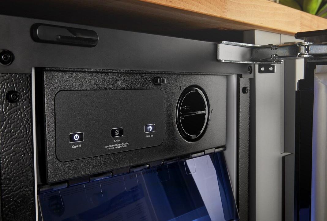 KitchenAid - 14.875 Inch 15 cu. ft Ice Maker Refrigerator in Stainless - KUIX335HPS