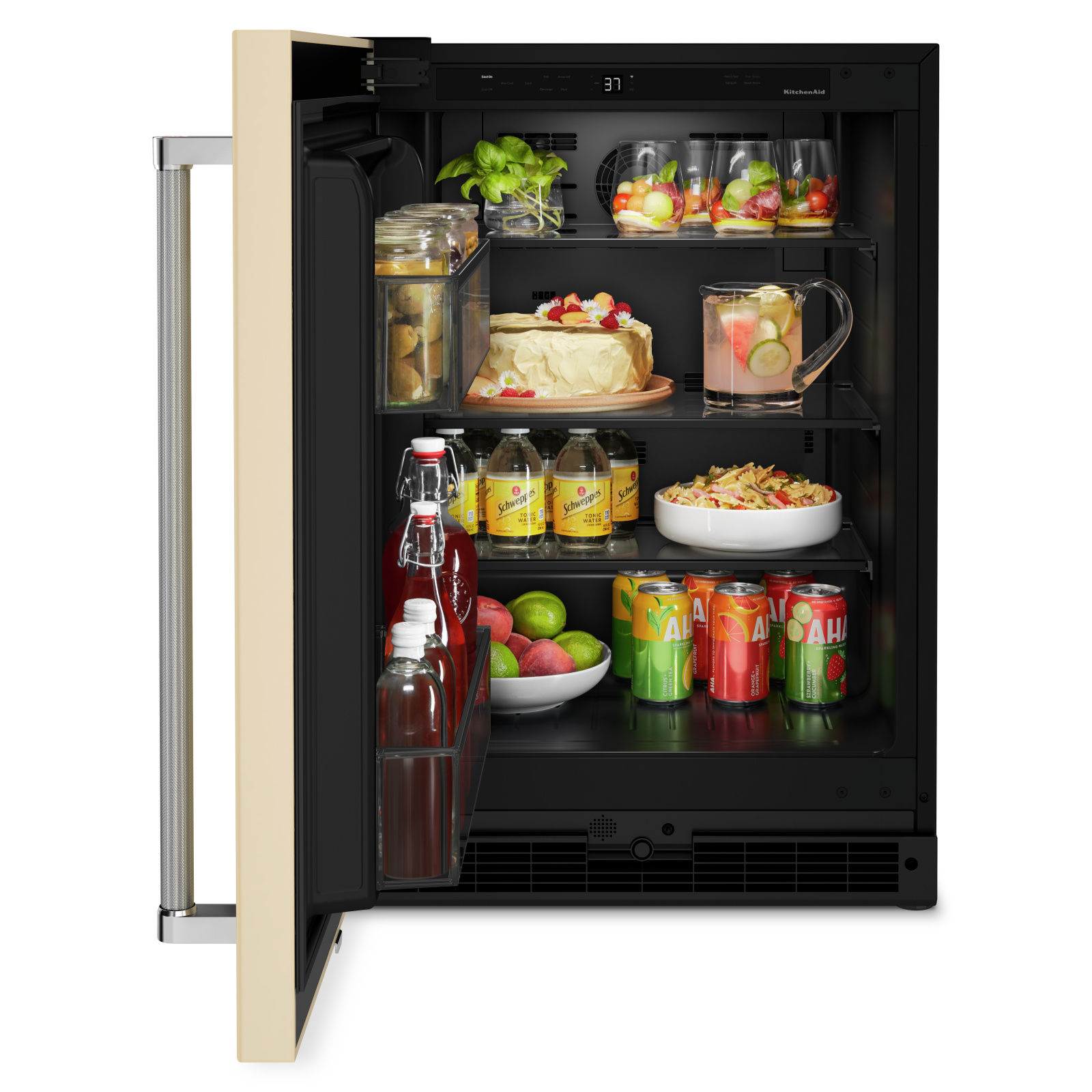KitchenAid - 23.875 Inch 5 cu. ft Undercounter Refrigerator in Panel Ready - KURL114KPA