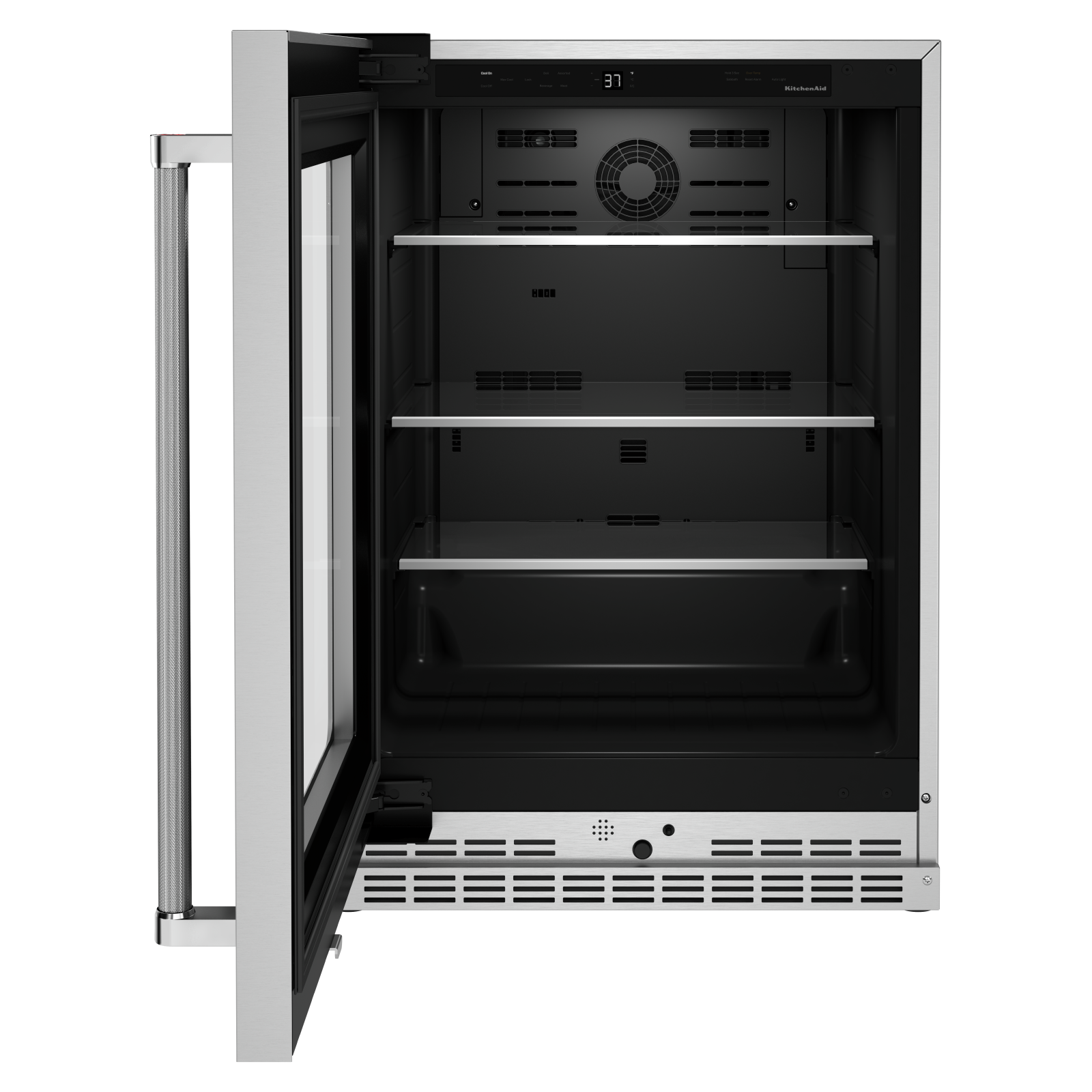 KitchenAid - 23.875 Inch 5.2 cu. ft Undercounter Refrigerator in Stainless - KURL314KSS