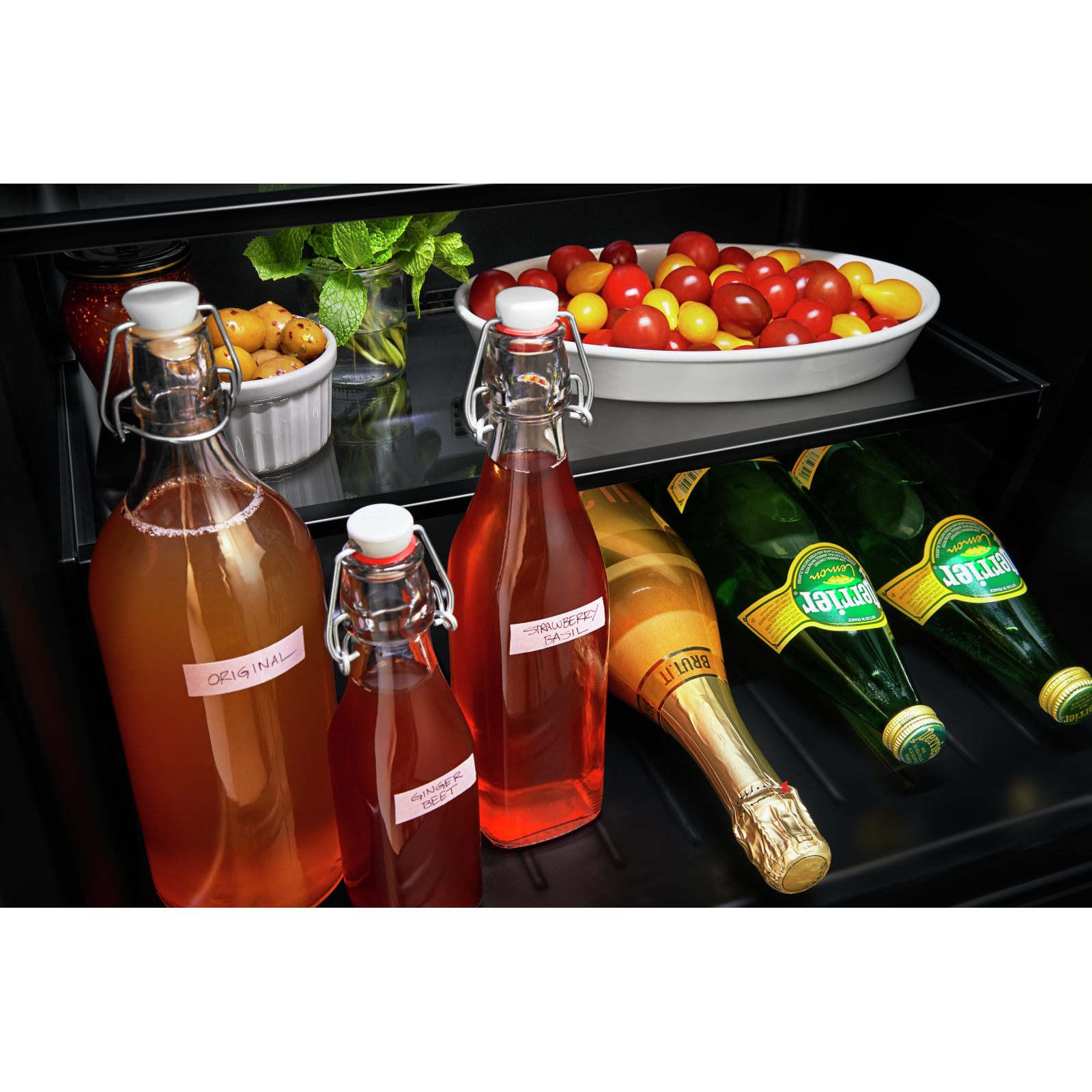 KitchenAid - 23.875 Inch 5 cu. ft Undercounter Refrigerator in Stainless - KURR114KSB