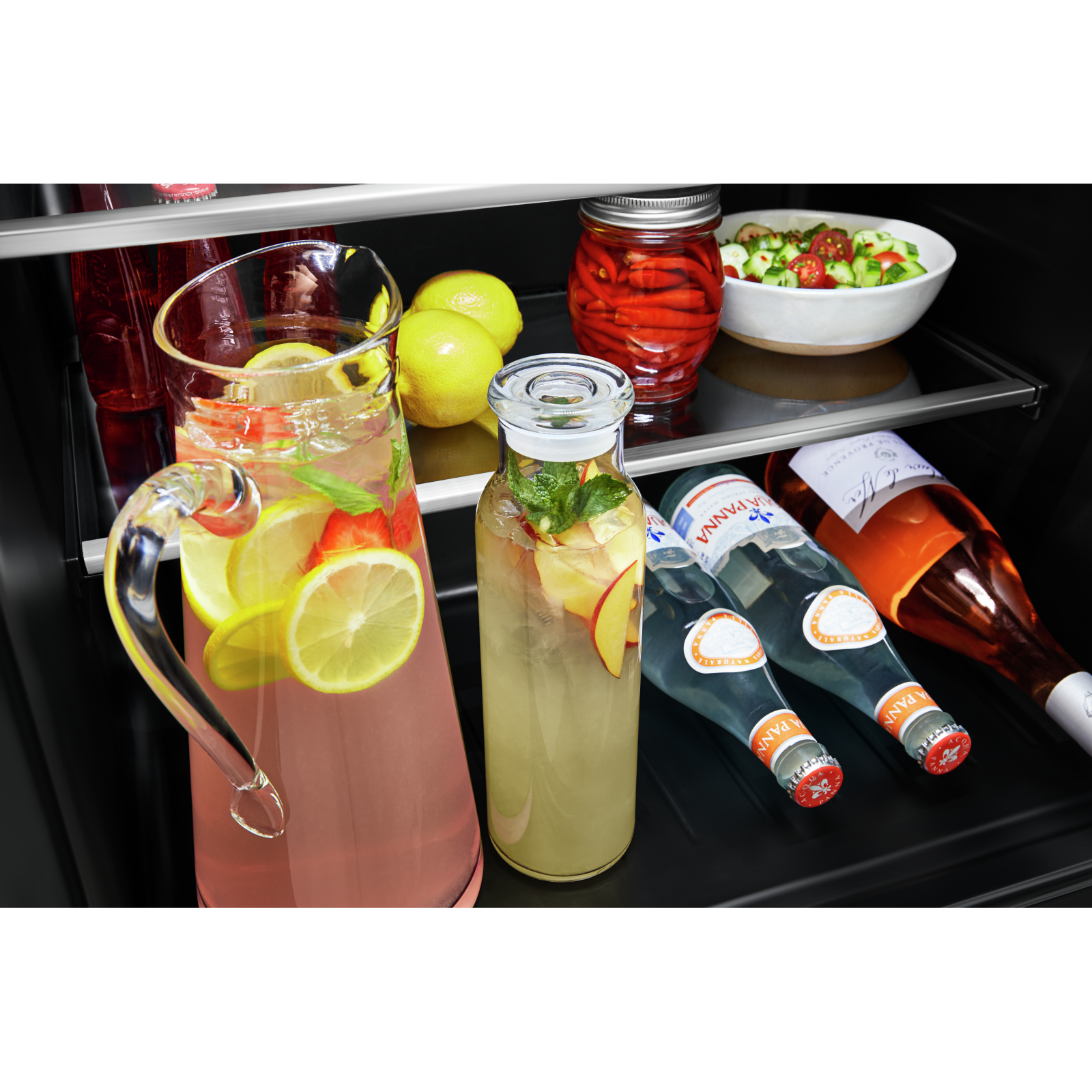 KitchenAid - 23.875 Inch 5.2 cu. ft Undercounter Refrigerator in Stainless - KURR314KSS