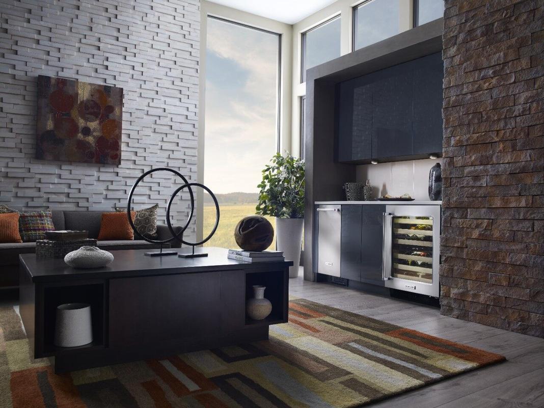 KitchenAid - 23.75 Inch 4.7 cu. ft Wine Cellar Refrigerator in Stainless - KUWL204ESB