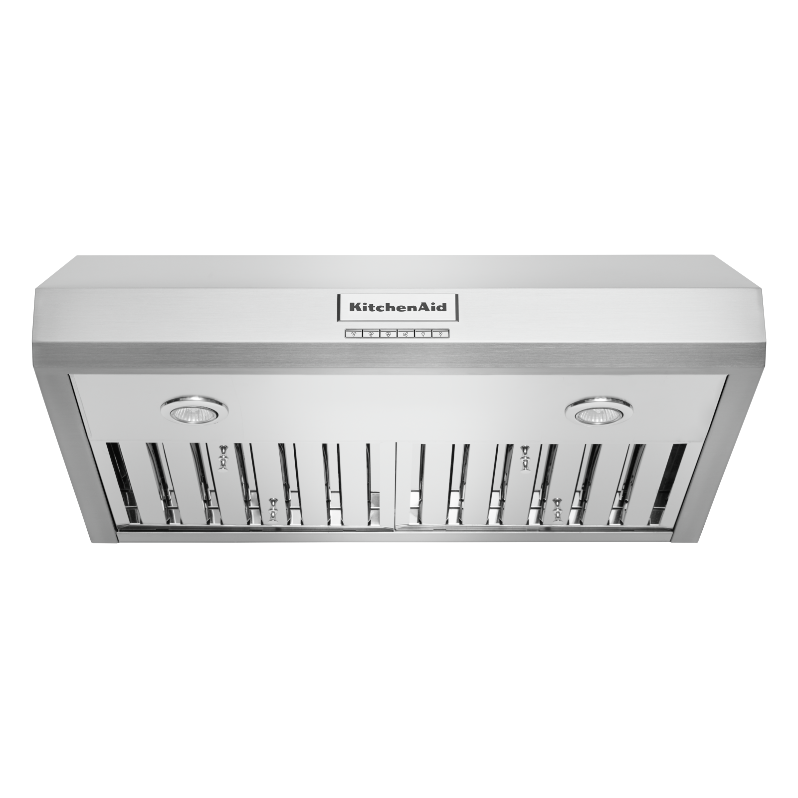 KitchenAid - 30 Inch 585 CFM Under Cabinet Range Vent in Stainless - KVUC600KSS