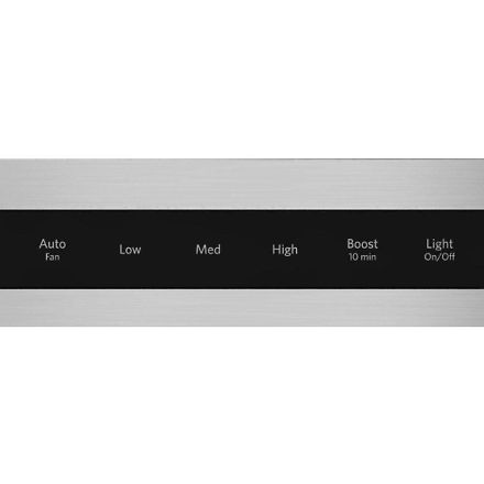 KitchenAid - 30 Inch 600 CFM Wall Mount and Chimney Range Vent in Stainless - KVWB600DSS