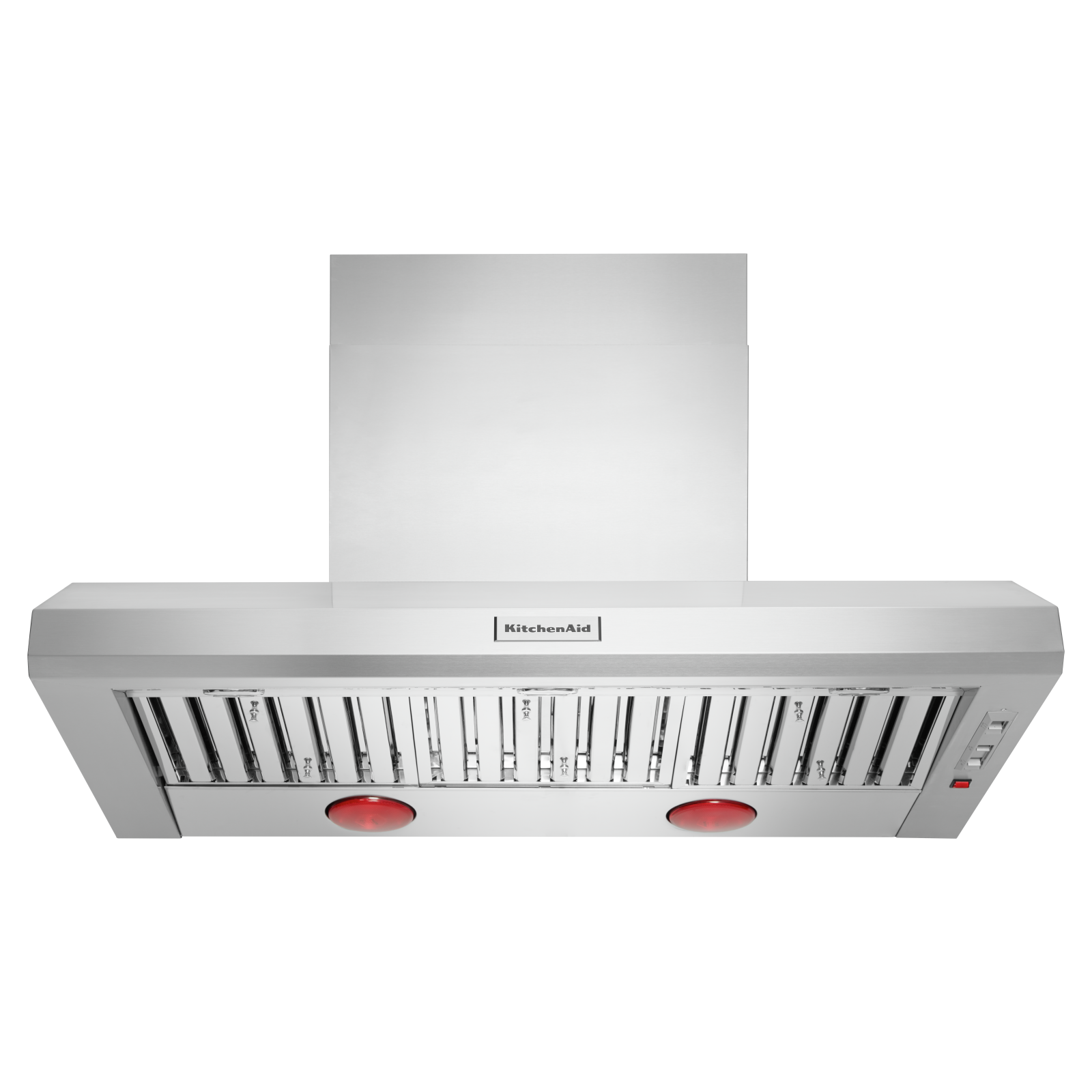 KitchenAid - 48 Inch 1170 CFM Wall Mount and Chimney Range Vent in Stainless - KVWC958JSS