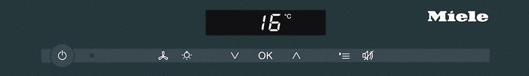 Miele - 23.625 Inch 46 Bottles Built In / Integrated Wine Fridge Refrigerator in Black - KWT6312 UGS