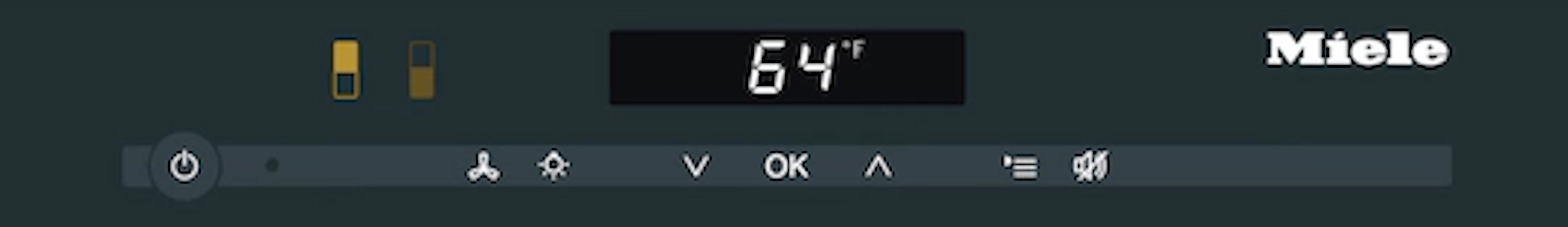 Miele - 23.6 Inch 34 Bottles cu. ft Wine Fridge Refrigerator in Black - KWT6322UG