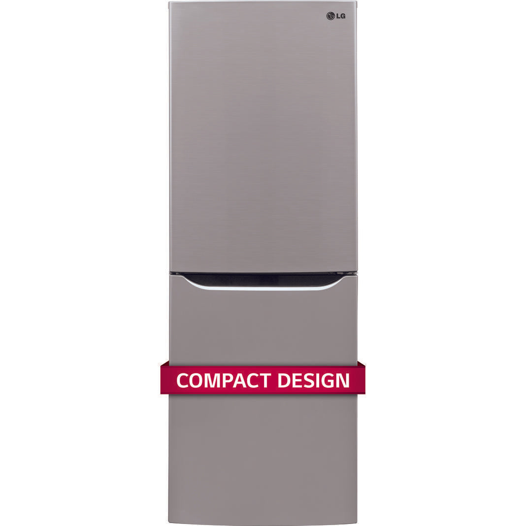 LG - 23.5 Inch 10.1 cu. ft Bottom Mount Refrigerator in Silver - LBNC10551V