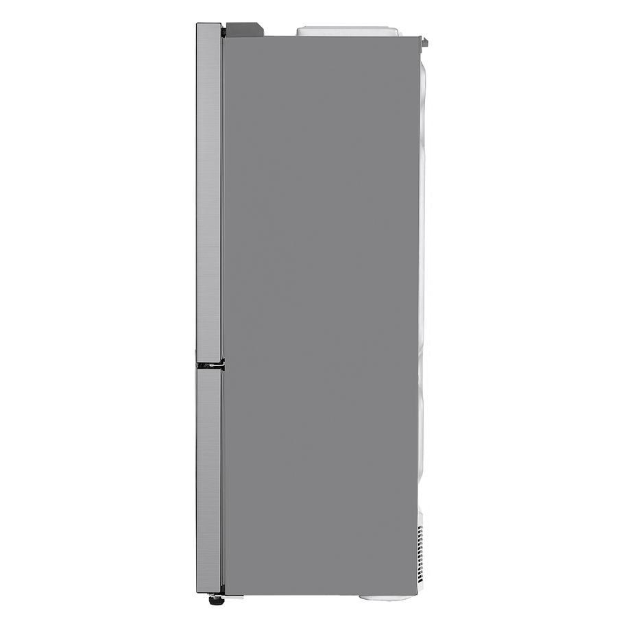 LG - 27.6 Inch 14.7 cu. ft Bottom Mount Refrigerator in Silver - LBNC15231V