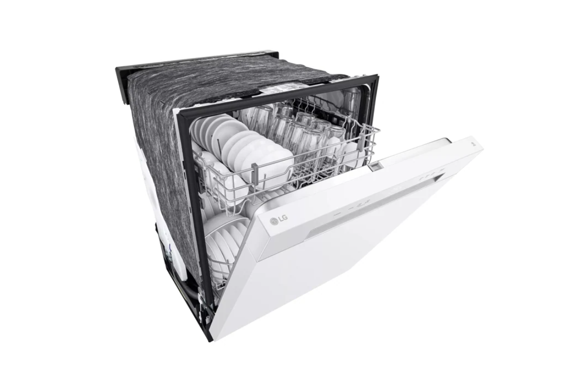 LG - 52 dBA Built In Dishwasher in White - LDFC2423W