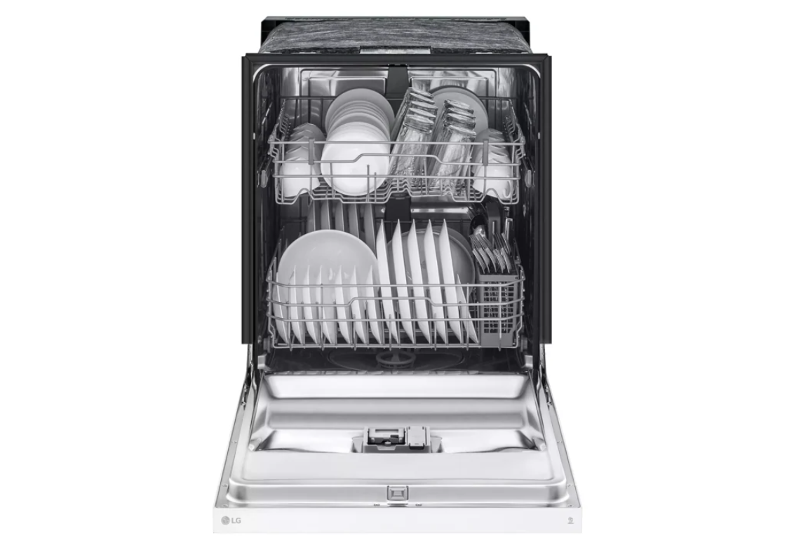 LG - 52 dBA Built In Dishwasher in White - LDFC2423W