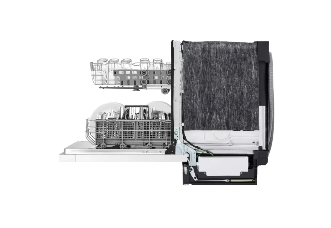 LG - 52 dBA Built In Dishwasher in White - LDFC2423W