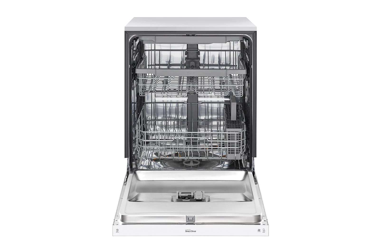 LG - 48 dBA Built In Dishwasher in White - LDFN4542W