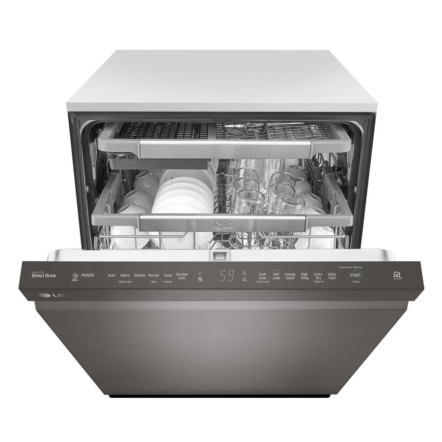 LG - 44 dBA Built In Dishwasher in Black Stainless - LDP6797BD