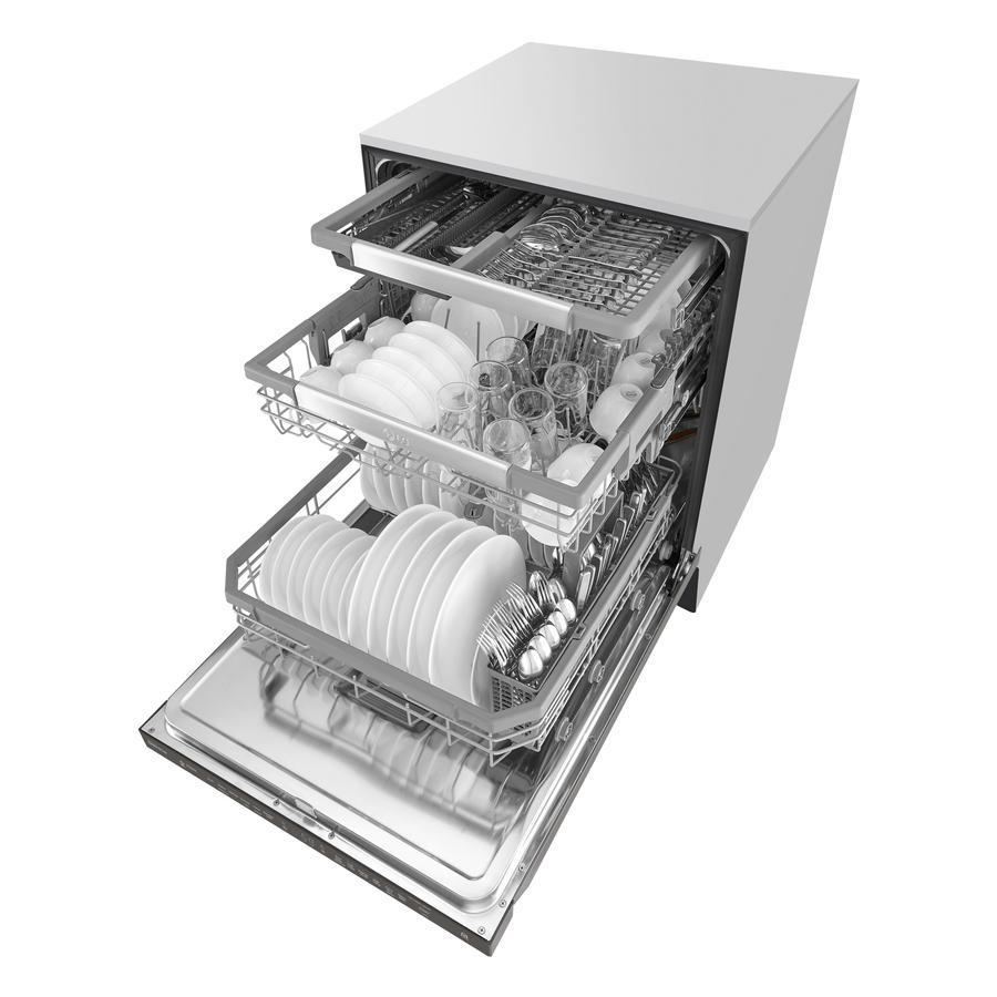 LG - 44 dBA Built In Dishwasher in Black Stainless - LDP6797BD