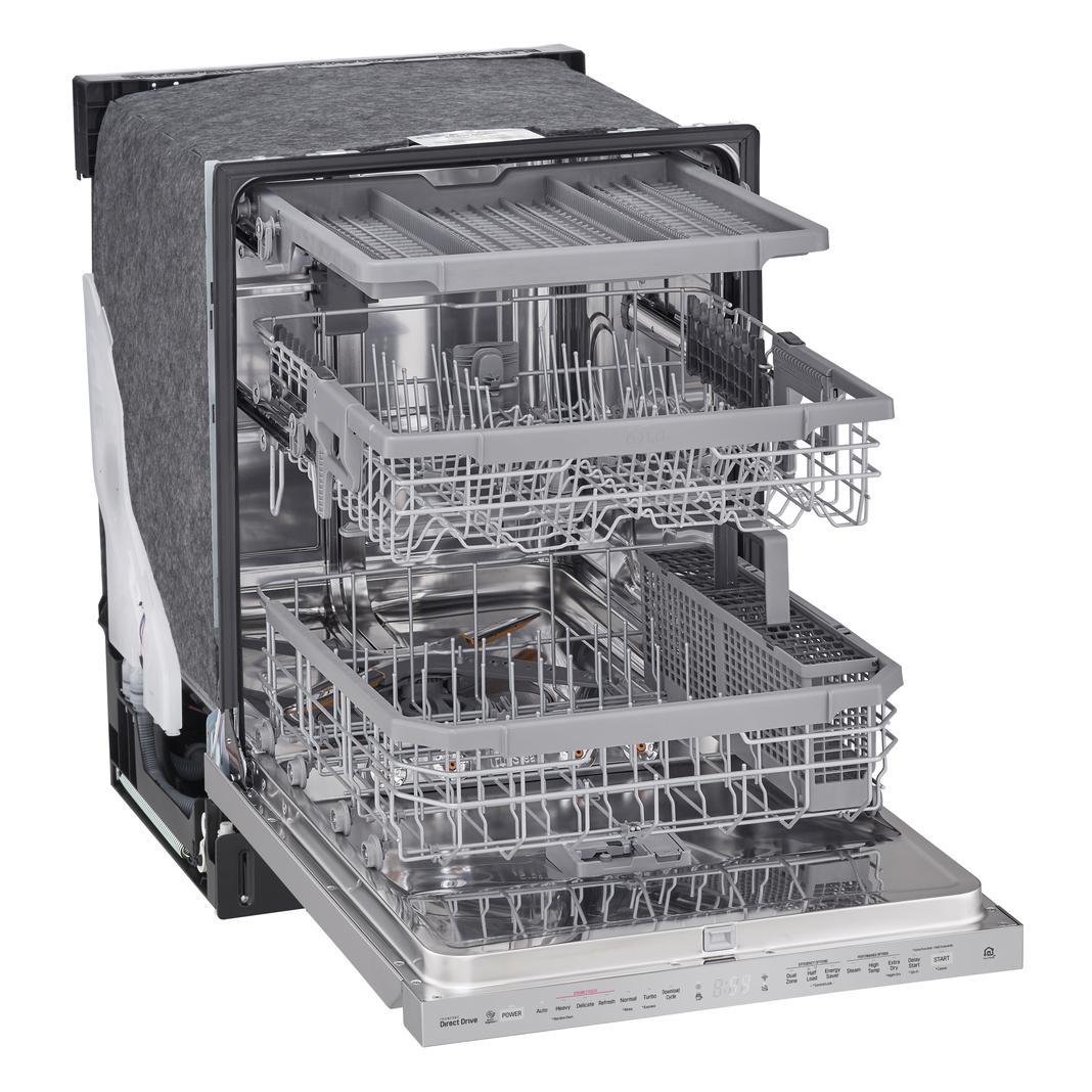 LG - 44 dBA Built In Dishwasher in Stainless - LDP6809SS