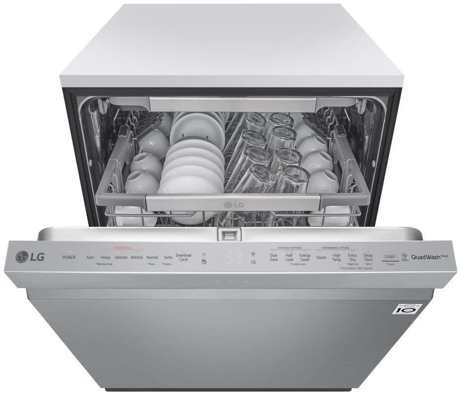 LG - 44 dBA Built In Dishwasher in Stainless - LDP6810SS
