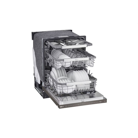 LG - 44 dBA Built In Dishwasher in Black Stainless - LDPM6762D