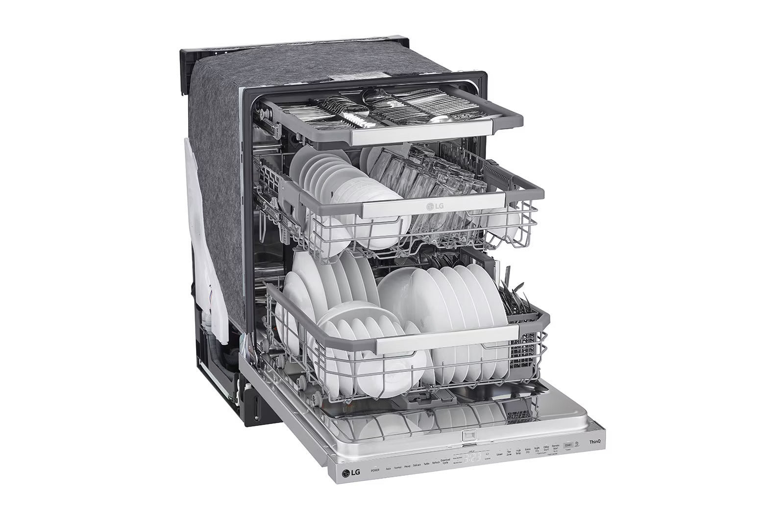 LG - 44 dBA Built In Dishwasher in Stainless - LDPM6762S