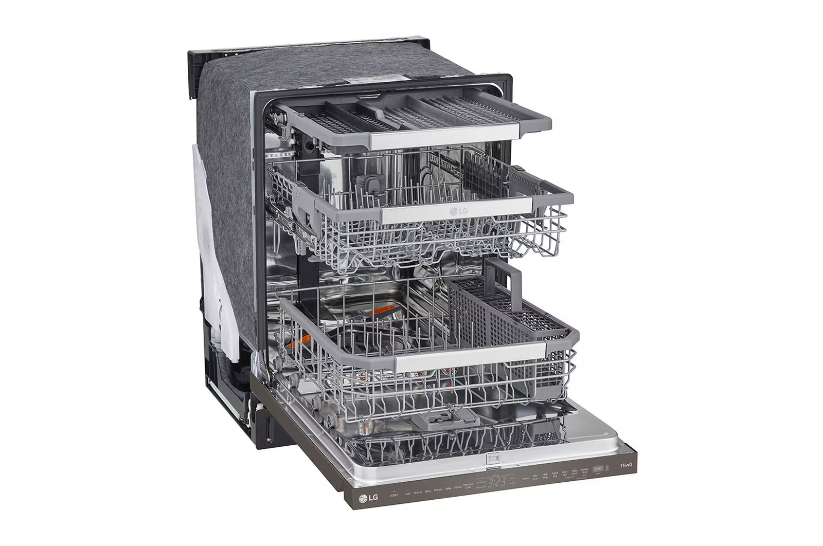 LG - 44 dBA Built In Dishwasher in Black Stainless - LDPS6762D